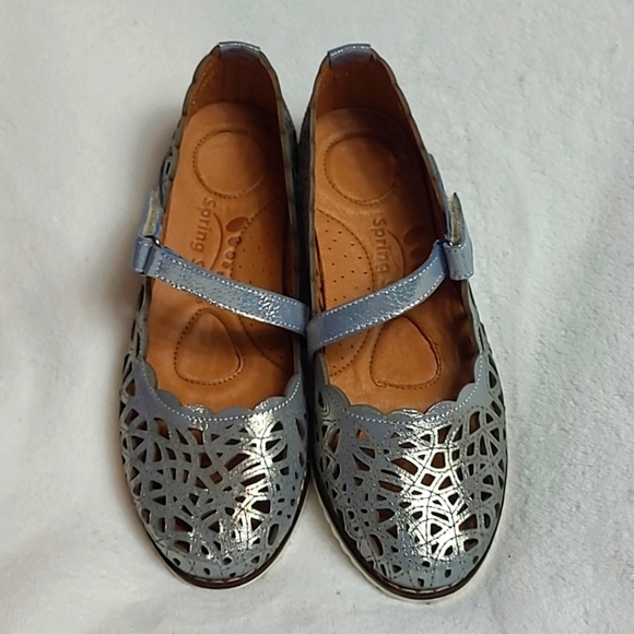 Spring step comfort shoes kenni-blue blue collor size 6.5 - Picture 1 of 9